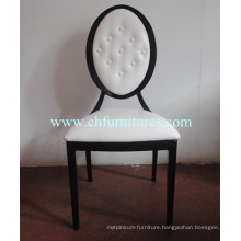 High Quality Black Frame White Leather Banquet Chair (YC-D80)